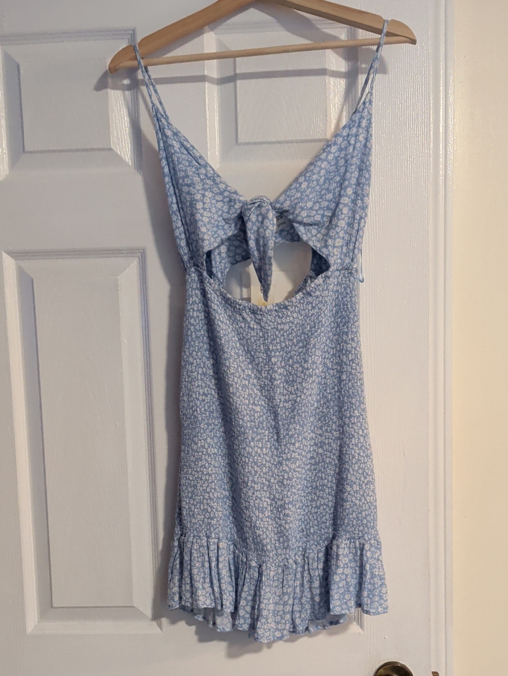 Ocean Drive Mini Light Blue and White Floral Dress